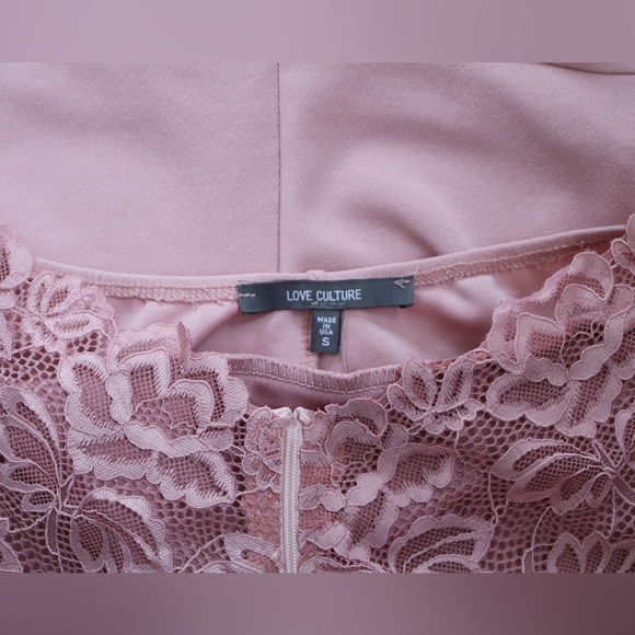 Love Culture Pink Bodycon Dress, Small - Picture 4 of 4